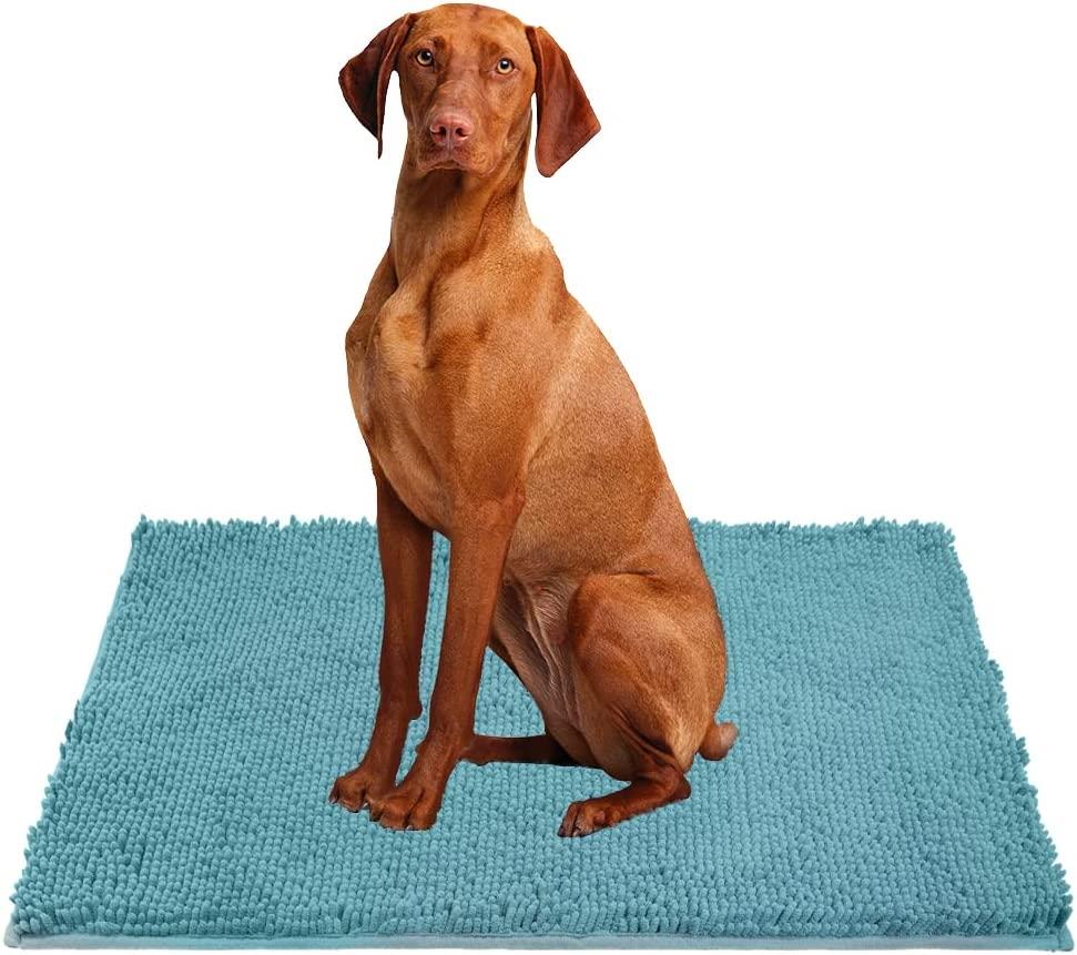 HOMIMP Door Mat, Absorbent Rug Dog Mat (17 x 24), Machine Washable, Dog  Rugs for Entryway to Clean Dog Feet, Dog Muddy Paws, Patio, Front Door,  Back Door, Entry, Mud Room, Outdoor